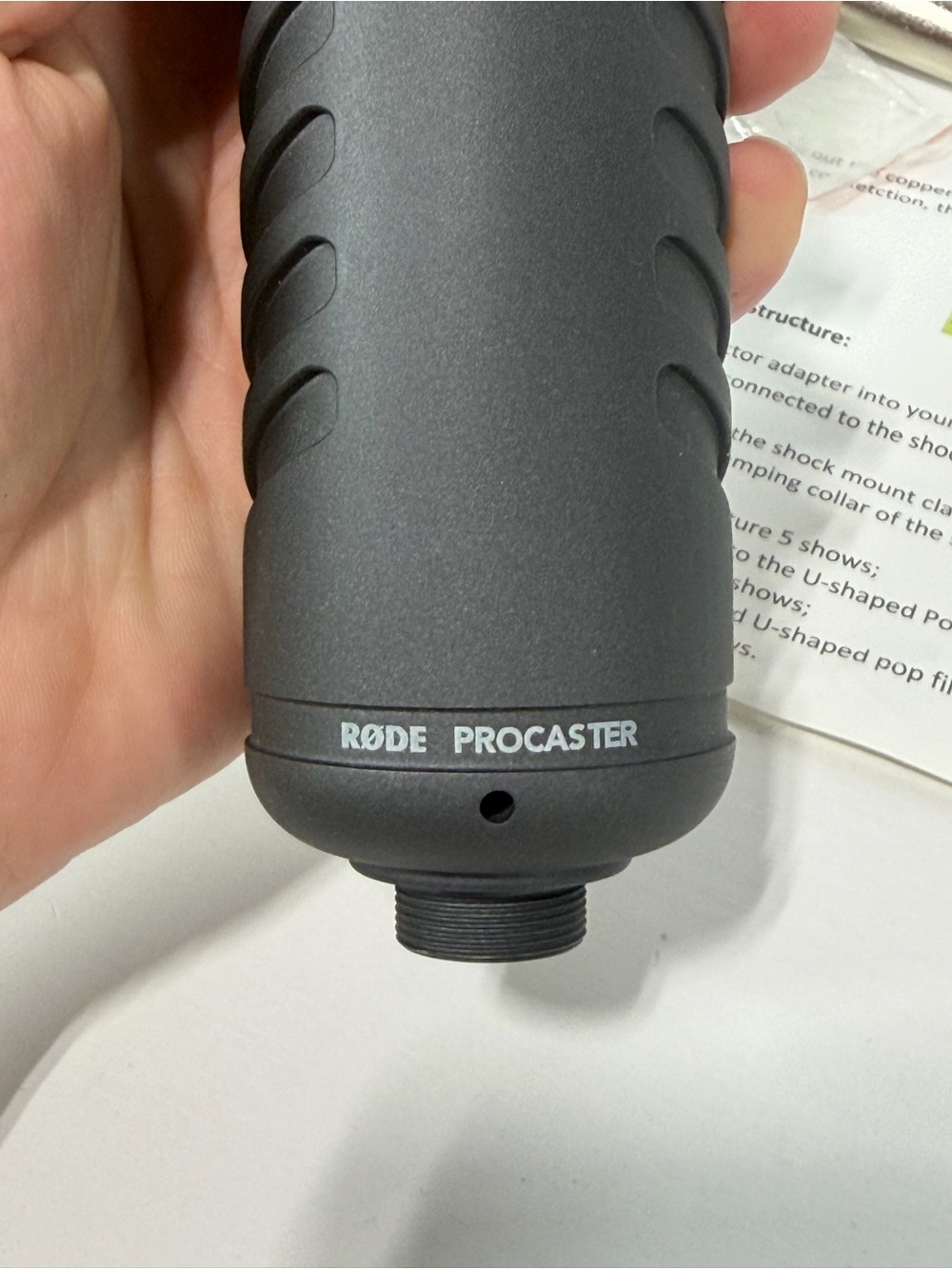 #433 Rode Procaster Broadcast Quality Dynamic Cardioid Microphone w/ Extras - Picture 7 of 8